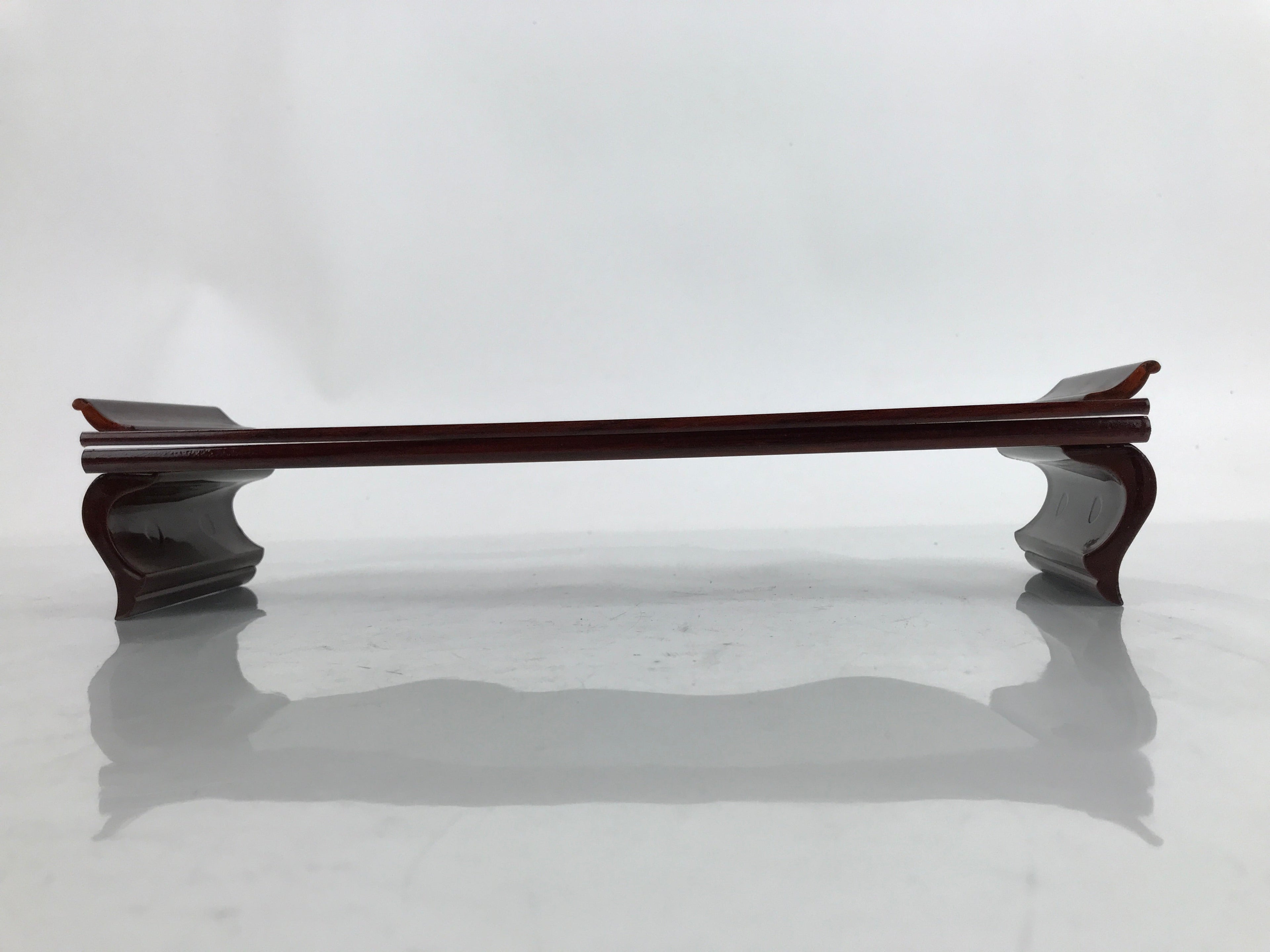 Japanese Buddhist Altar Fitting Wood Lacquered Offering Table Vtg Maejyoku BA352