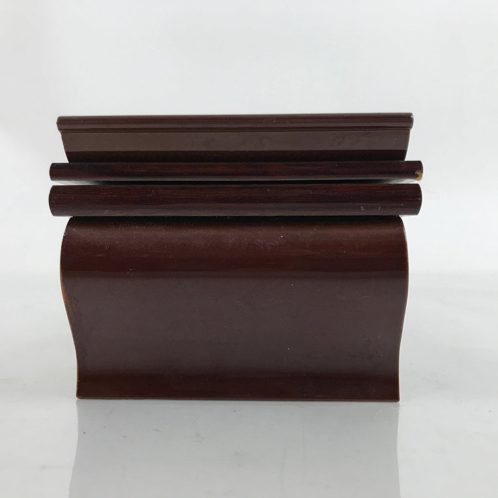 Japanese Buddhist Altar Fitting Wood Lacquered Offering Table Vtg Maejyoku BA352