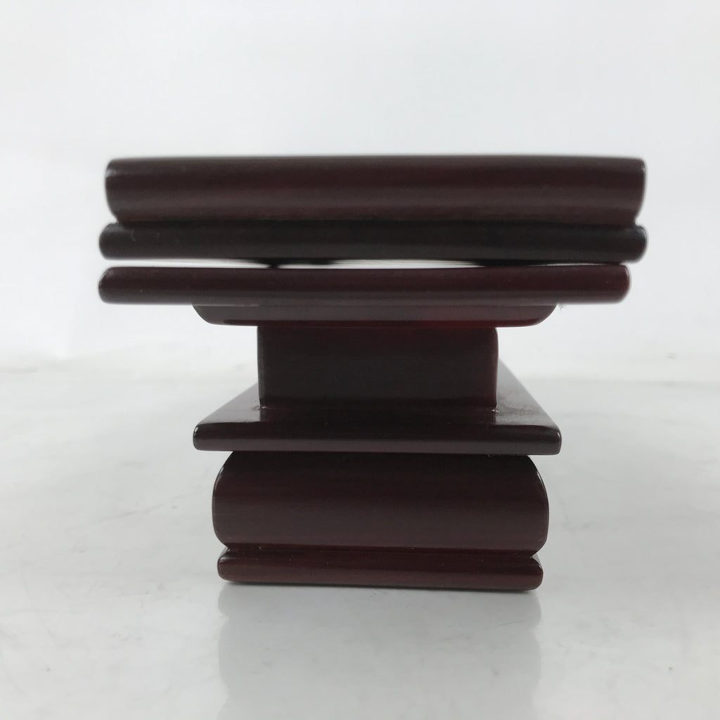 Japanese Buddhist Altar Fitting Wood Lacquered Offering Table Vtg Maejyoku BA599