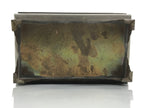 Japanese Buddhist Altar Fitting Wood Metal Incense Burner Koro Rectangle BA696