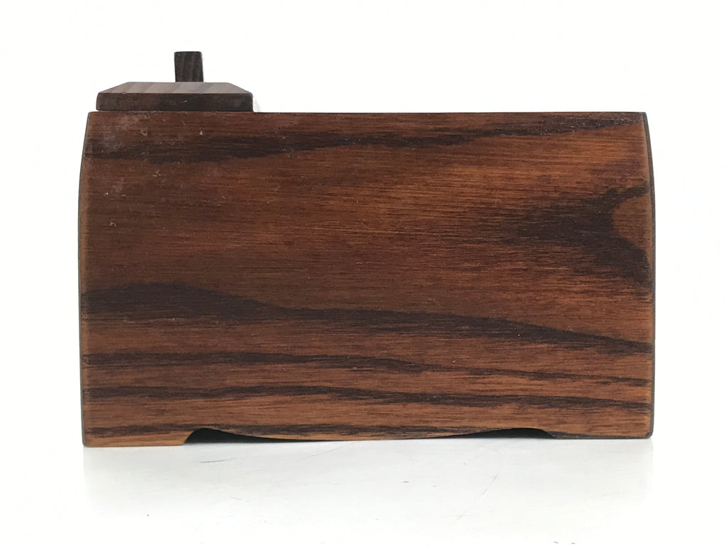 Japanese Buddhist Altar Fitting Wood Metal Incense Burner Koro Vtg Storage BA683