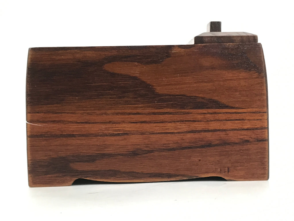 Japanese Buddhist Altar Fitting Wood Metal Incense Burner Koro Vtg Storage BA683