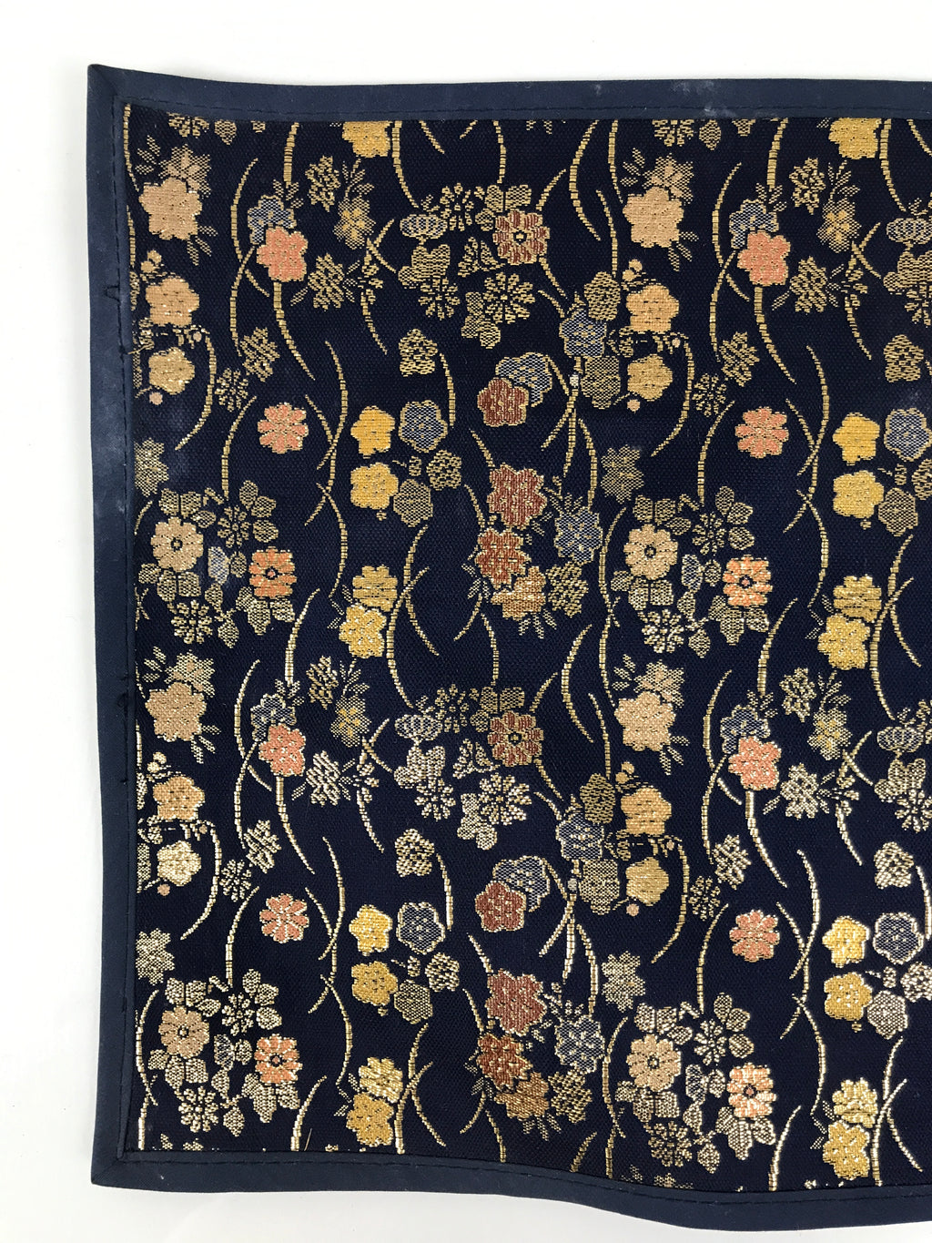 Japanese Buddhist Altar Kyozukue Silk Table Cloth Uchishiki Rectangle Blue BA823