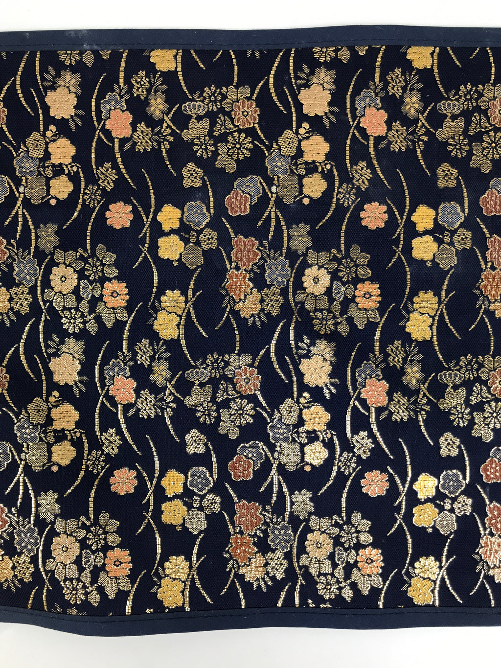 Japanese Buddhist Altar Kyozukue Silk Table Cloth Uchishiki Rectangle Blue BA823