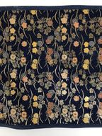 Japanese Buddhist Altar Kyozukue Silk Table Cloth Uchishiki Rectangle Blue BA823