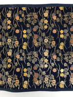 Japanese Buddhist Altar Kyozukue Silk Table Cloth Uchishiki Rectangle Blue BA823