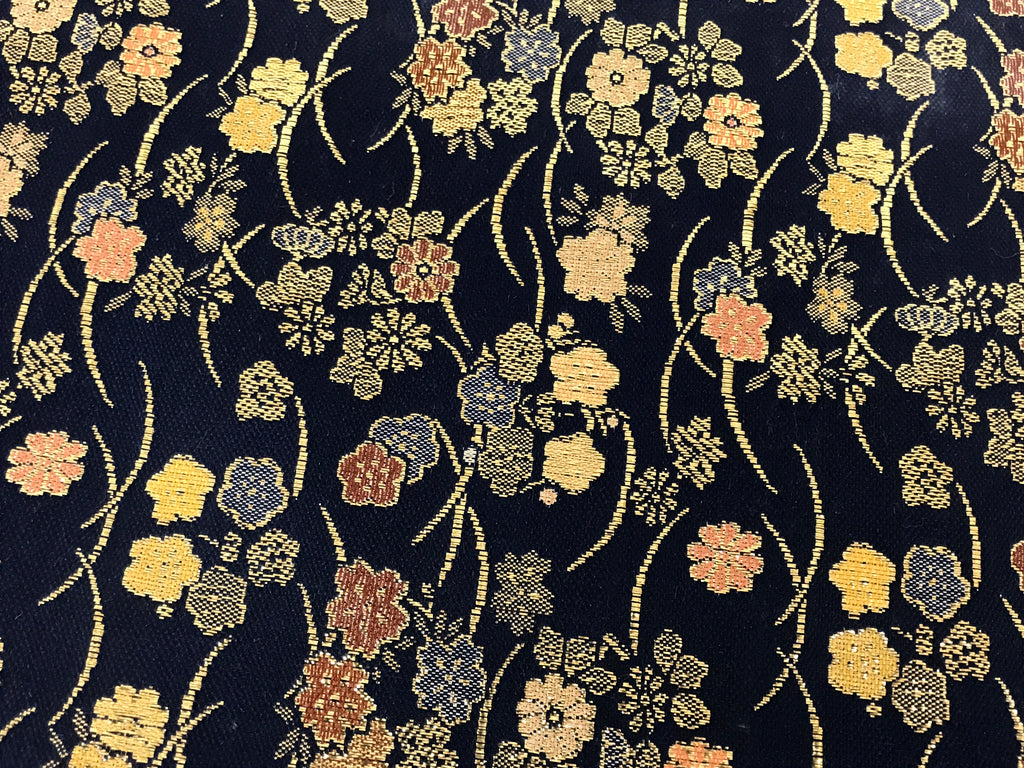 Japanese Buddhist Altar Kyozukue Silk Table Cloth Uchishiki Rectangle Blue BA823