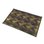 Japanese Buddhist Altar Kyozukue Silk Table Mat Uchishiki Blue Gold Sakura BA915