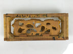 Japanese Buddhist Altar Lacquer Wood Chrysanthemum Butsudan Spare Part Gold BP5