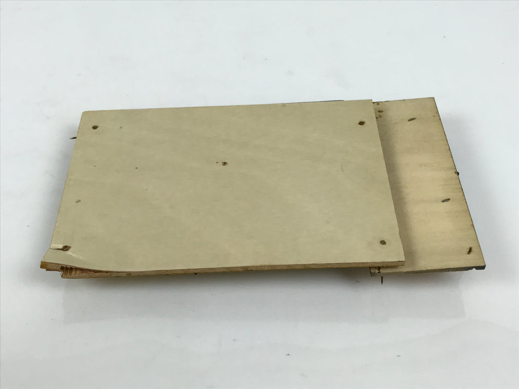 Japanese Buddhist Altar Lacquer Wood Floral Panel Butsudan Spare Part Gold BP11