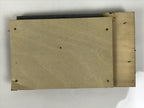 Japanese Buddhist Altar Lacquer Wood Floral Panel Butsudan Spare Part Gold BP11