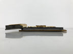 Japanese Buddhist Altar Lacquer Wood Floral Panel Butsudan Spare Part Gold BP12