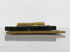 Japanese Buddhist Altar Lacquer Wood Floral Panel Butsudan Spare Part Gold BP12