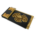 Japanese Buddhist Altar Lacquer Wood Floral Panel Butsudan Spare Part Gold BP12