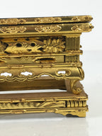 Japanese Buddhist Altar Lacquer Wood Offering Table Uwajoku Maejoku Wakasa BA623