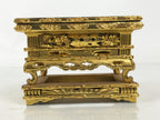 Japanese Buddhist Altar Lacquer Wood Offering Table Uwajoku Maejoku Wakasa BA623