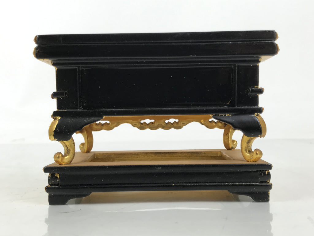 Japanese Buddhist Altar Lacquer Wood Offering Table Uwajoku Maejoku Wakasa BA623