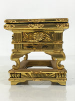 Japanese Buddhist Altar Lacquer Wood Offering Table Uwajoku Maejoku Wakasa BA623