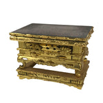 Japanese Buddhist Altar Lacquer Wood Offering Table Uwajoku Maejoku Wakasa BA623