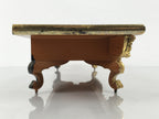 Japanese Buddhist Altar Lacquer Wood Offering Table Vtg Maejoku Red Black BA859
