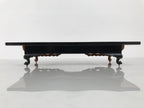 Japanese Buddhist Altar Lacquer Wood Offering Table Vtg Maejoku Red Black BA859