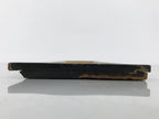Japanese Buddhist Altar Lacquer Wood Panel Butsudan Spare Part Gold Black BP14