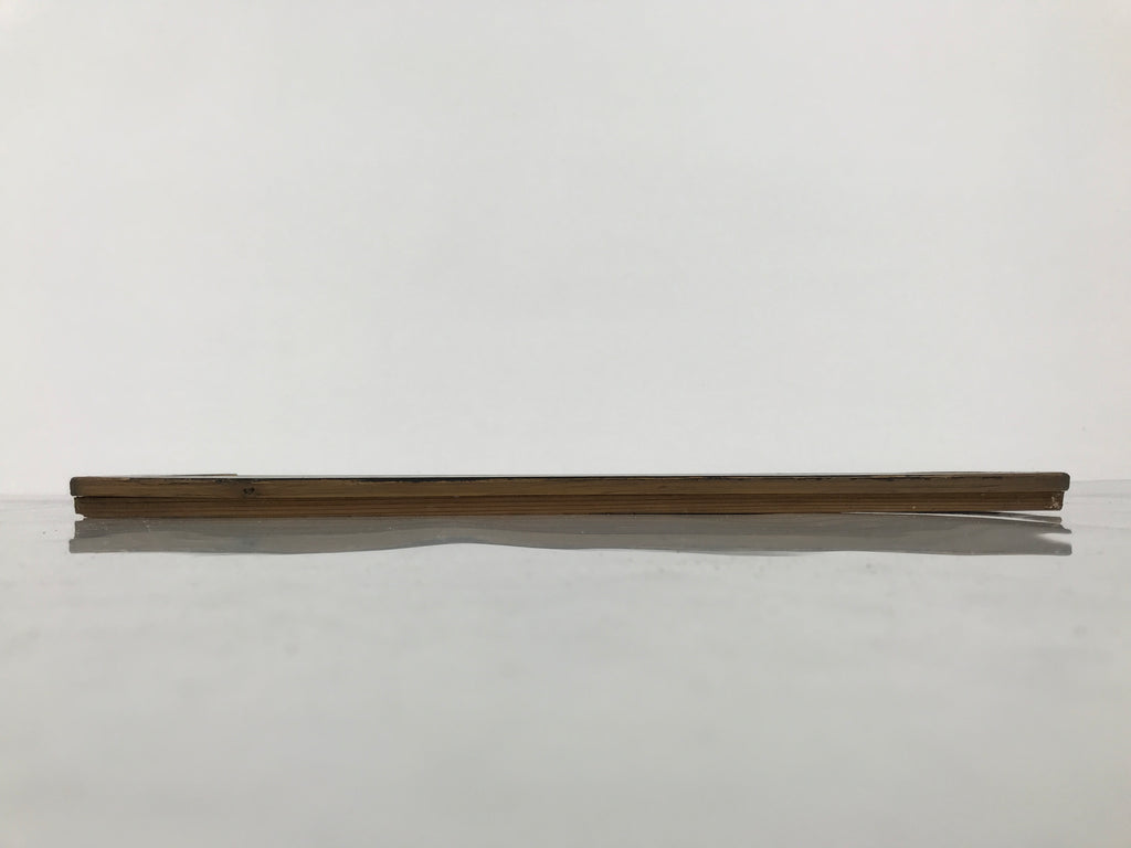 Japanese Buddhist Altar Lacquer Wood Panel Butsudan Spare Part Gold Black BP14