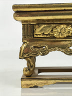 Japanese Buddhist Altar Lacquer Wood Resin Offering Table Uwajoku Maejoku BA624