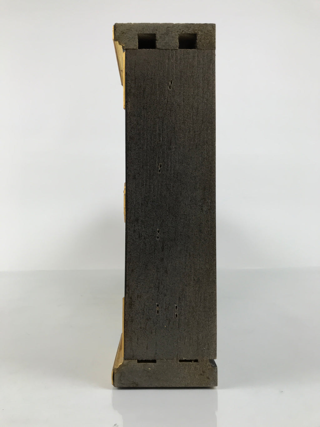 Japanese Buddhist Altar Lacquer Wood Sliding Doors Brass Black Gold Makie BP23