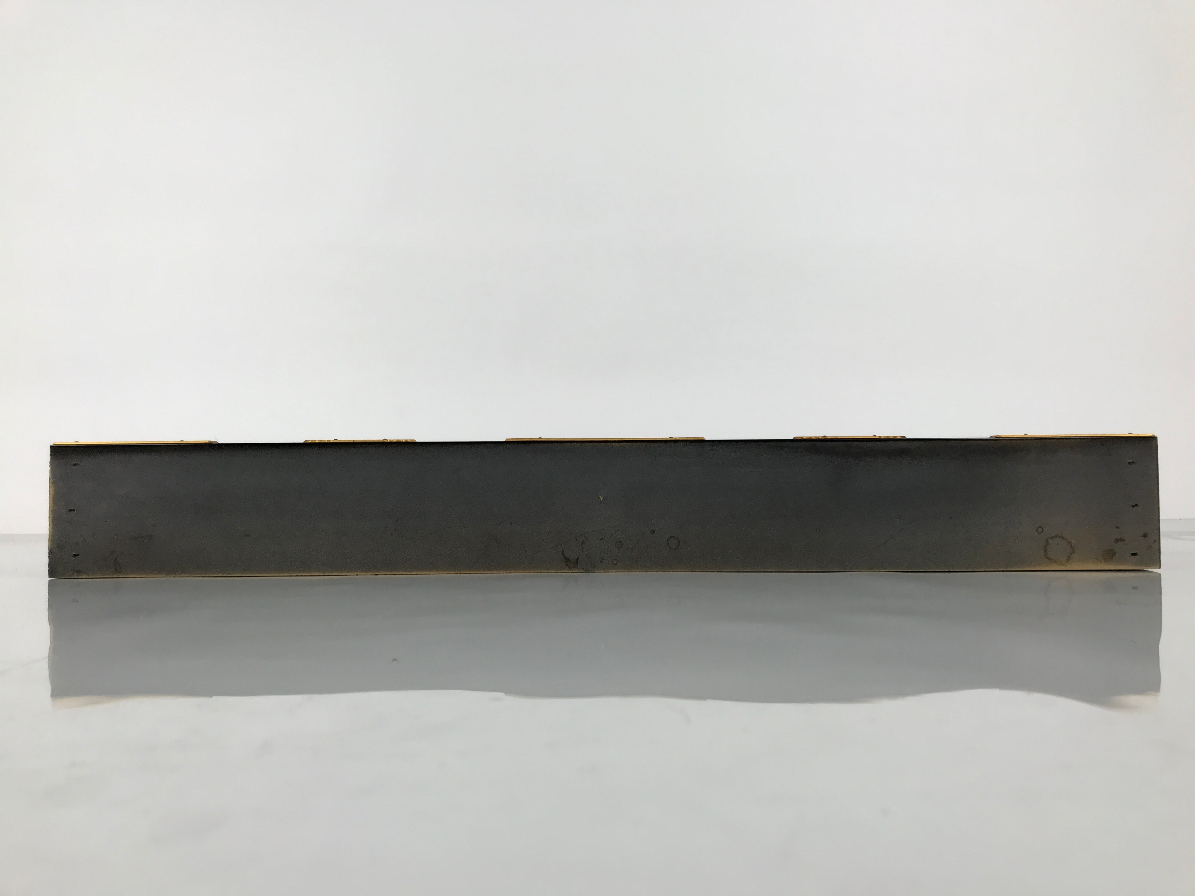 Japanese Buddhist Altar Lacquer Wood Sliding Doors Brass Black Gold Makie BP23
