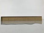 Japanese Buddhist Altar Lacquer Wood Spare Part Border Piece Brass Floral BP9