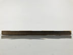 Japanese Buddhist Altar Lacquer Wood Spare Part Border Piece Brass Floral BP9