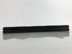 Japanese Buddhist Altar Lacquer Wood Spare Part Vtg Base Piece Brass Black BA430