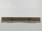 Japanese Buddhist Altar Lacquer Wood Spare Part Vtg Base Piece Brass Cranes BP6
