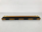Japanese Buddhist Altar Lacquer Wood Spare Part Vtg Base Piece Brass Cranes BP8