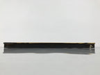Japanese Buddhist Altar Lacquer Wood Spare Part Vtg Base Piece Brass Cranes BP8