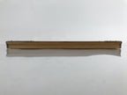 Japanese Buddhist Altar Lacquered Door Panel Vtg Bronze Plate Brown Gold BA286