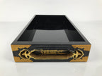 Japanese Buddhist Altar Lacquered Drawer Brass Black Gold Bellflower Makie BP24
