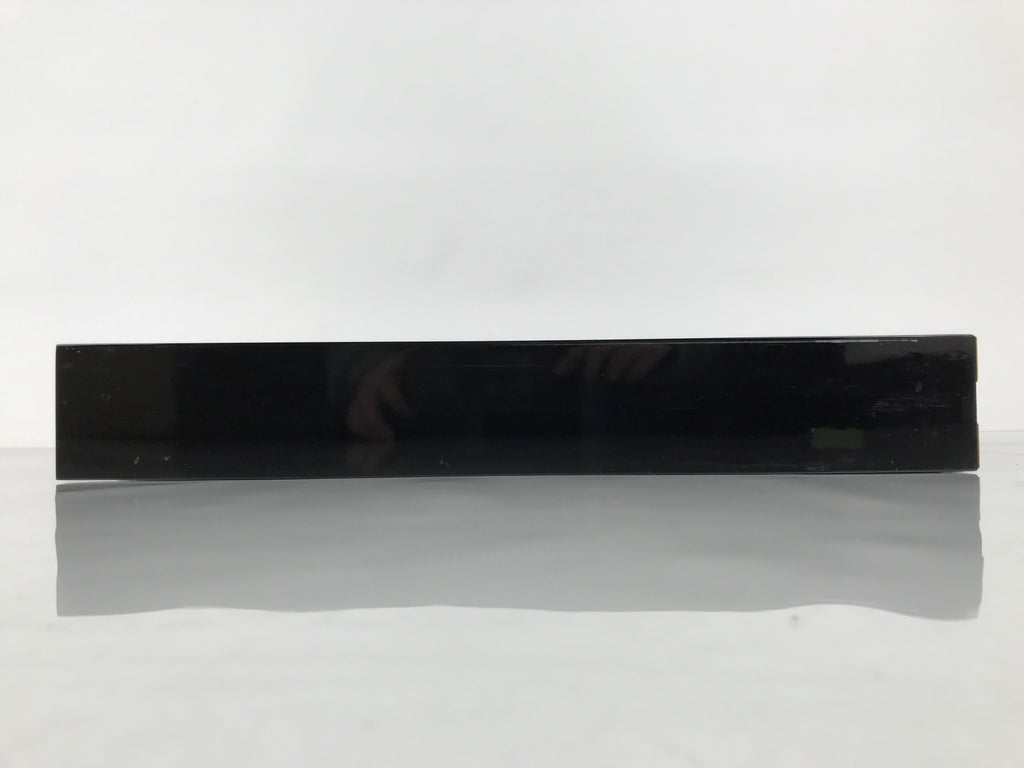 Japanese Buddhist Altar Lacquered Drawer Brass Black Gold Bellflower Makie BP24
