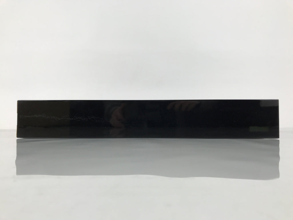 Japanese Buddhist Altar Lacquered Drawer Brass Black Gold Bellflower Makie BP24