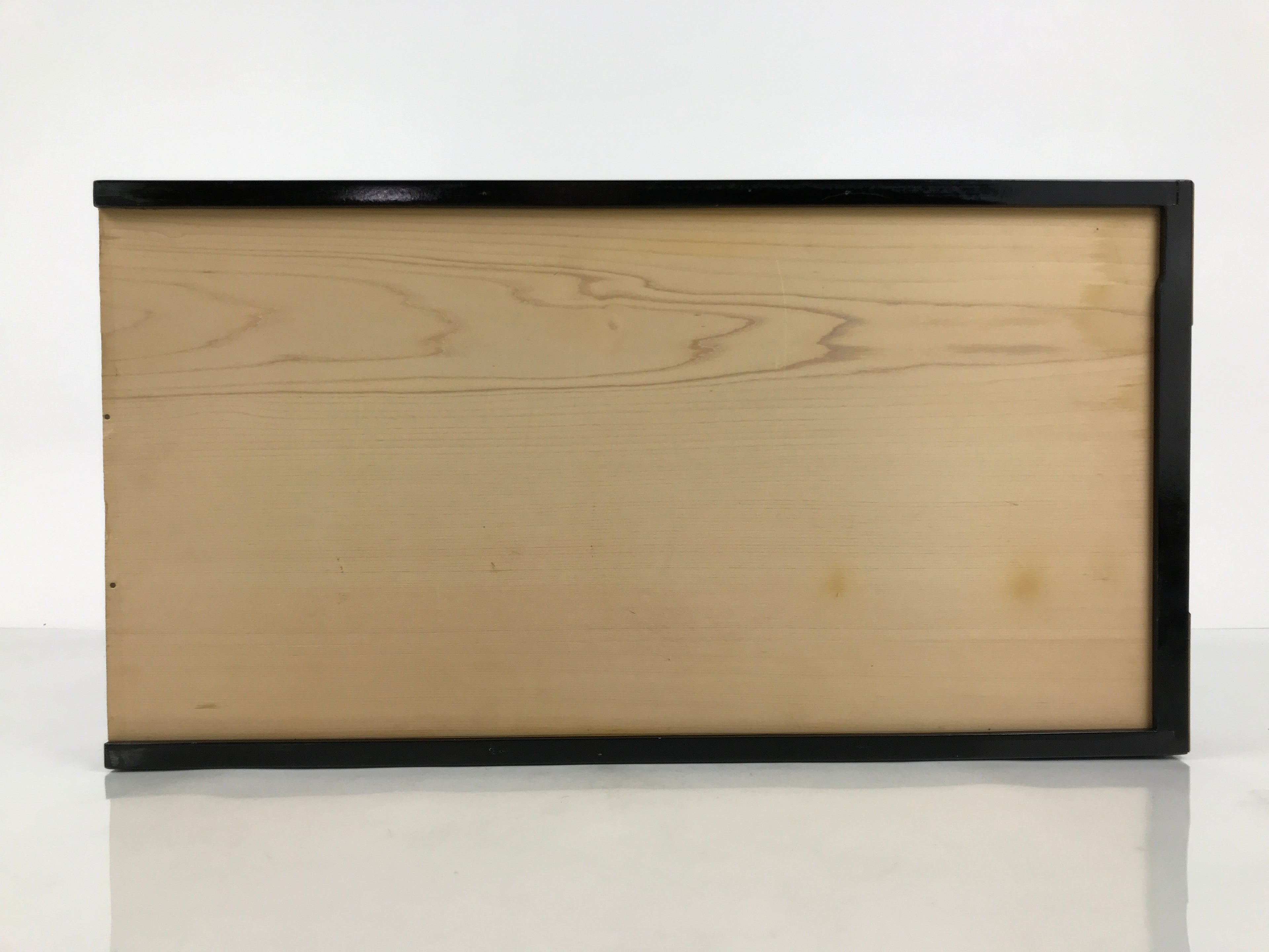 Japanese Buddhist Altar Lacquered Drawer Brass Black Gold Bellflower Makie BP24