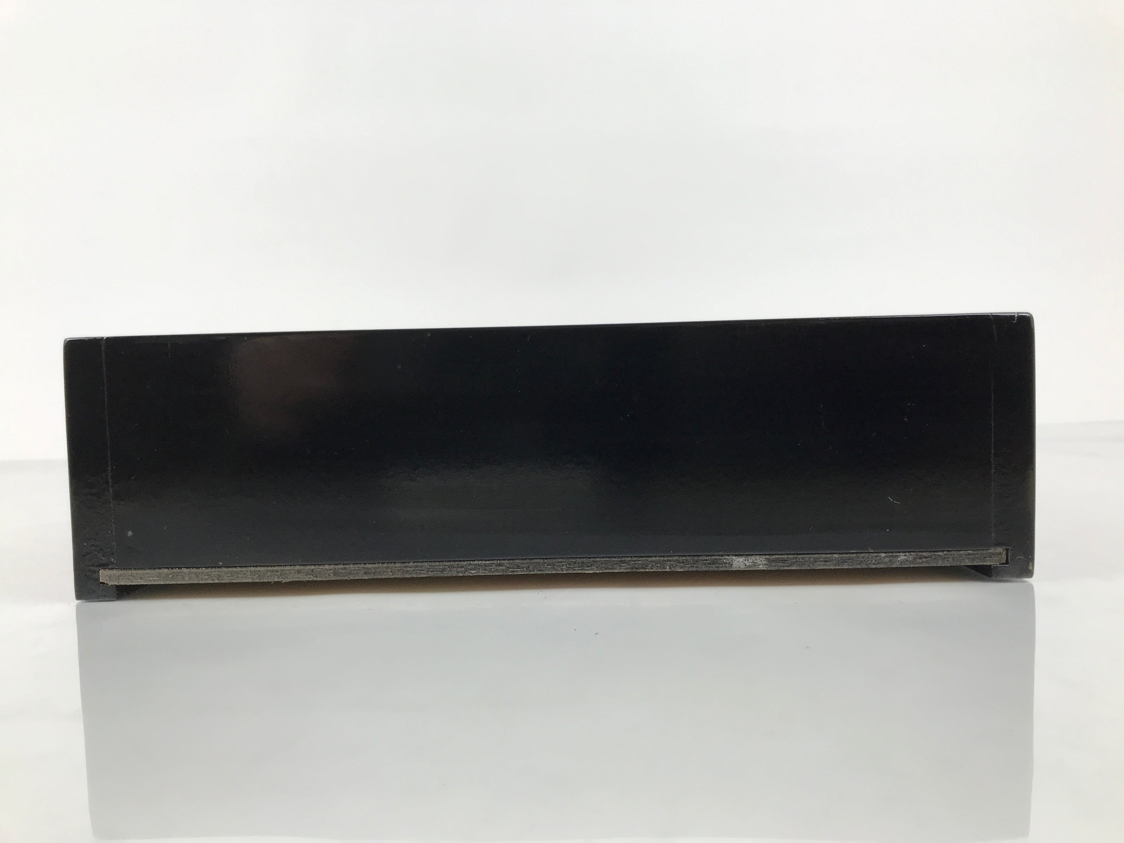 Japanese Buddhist Altar Lacquered Drawer Brass Black Gold Bellflower Makie BP25