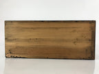 Japanese Buddhist Altar Lacquered Drawer Gilt Makie Village Scenery Gold BA271