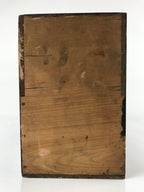 Japanese Buddhist Altar Lacquered Drawer Gilt Makie Village Scenery Gold BA272