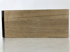 Japanese Buddhist Altar Lacquered Drawer Vtg Black Gold Makie Plants BA575