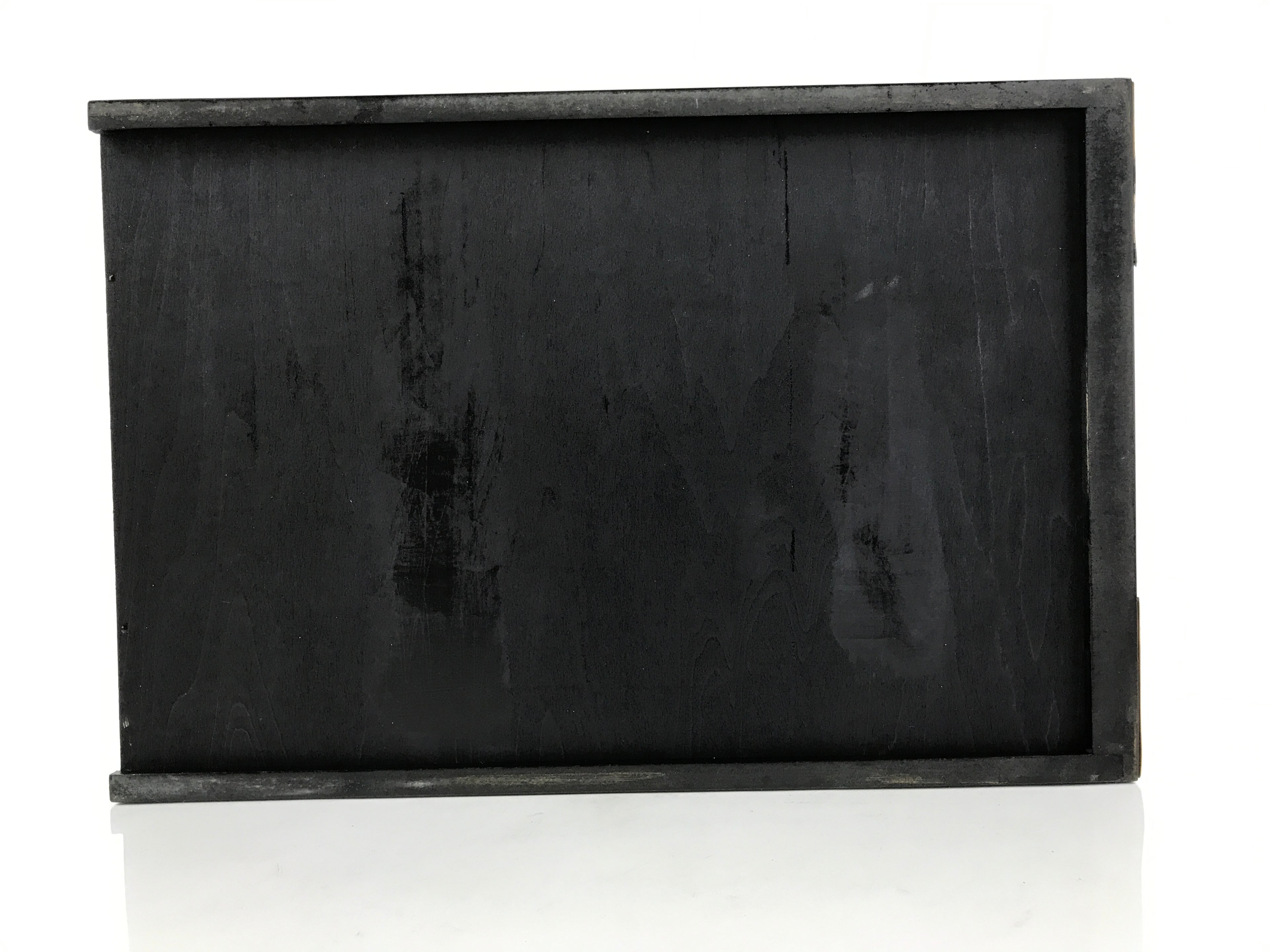 Japanese Buddhist Altar Lacquered Drawer Vtg Brass Black Gold Wheel Makie BP26