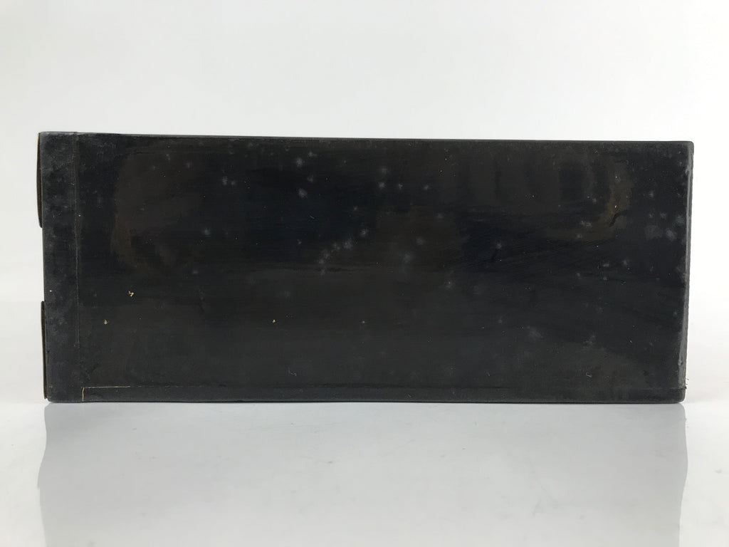 Japanese Buddhist Altar Lacquered Drawer Vtg Brass Gilt Pond Swan Gold BA281