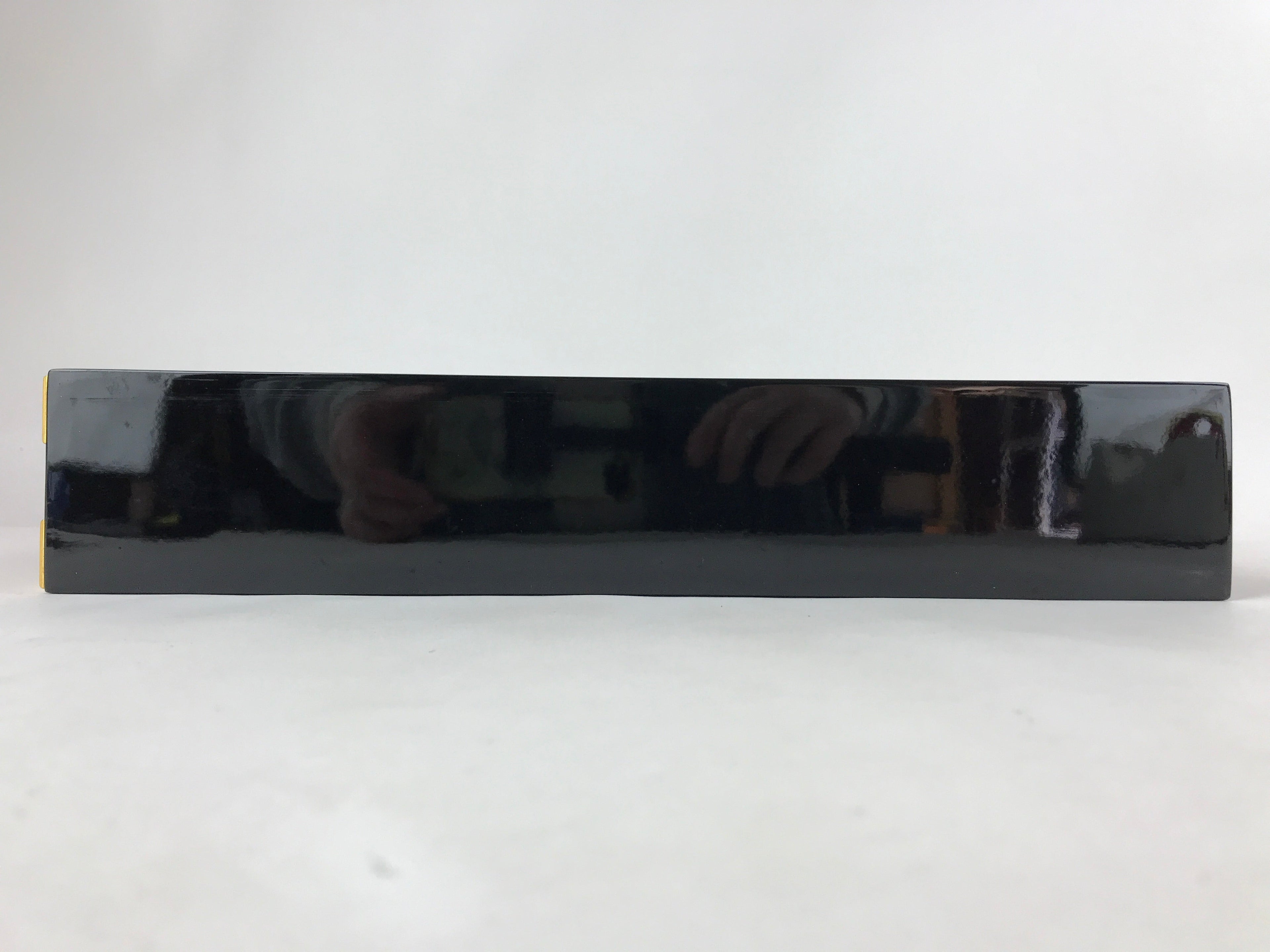 Japanese Buddhist Altar Lacquered Drawer Vtg Gilt Makie Scenery Raden Gold BA230