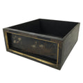 Japanese Buddhist Altar Lacquered Drawer Vtg Gold Makie Iris Carnation BA501