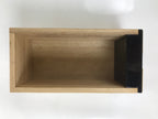 Japanese Buddhist Altar Lacquered Drawer Vtg Gold Makie Kikyo Bellflower BA574